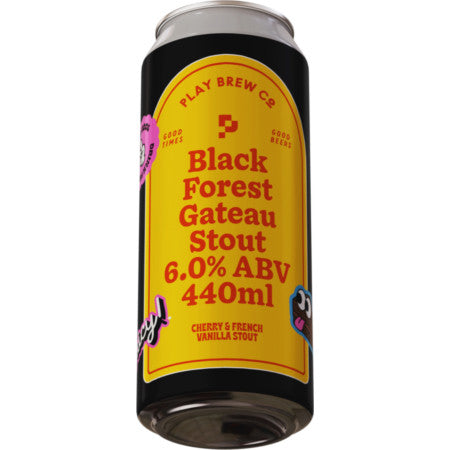 Play Brew - Black Forest Gateau - Stout - 6.0% - Can 440ml