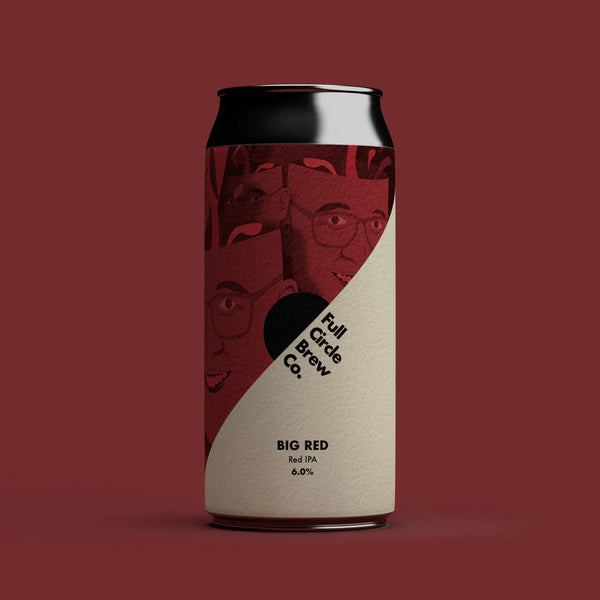 Full Circle - Big Red - Red IPA - 6.0% - 440ml Can