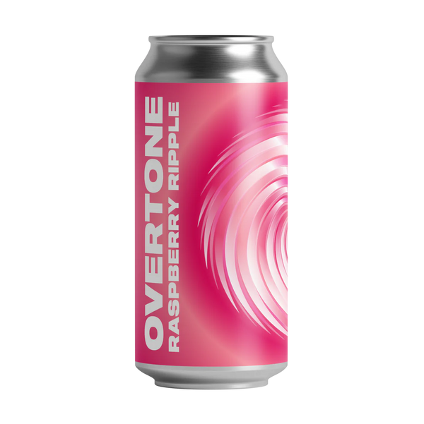 Overtone - Raspberry Ripple - Ice Cream Sour - 5.5% - 440ml Can