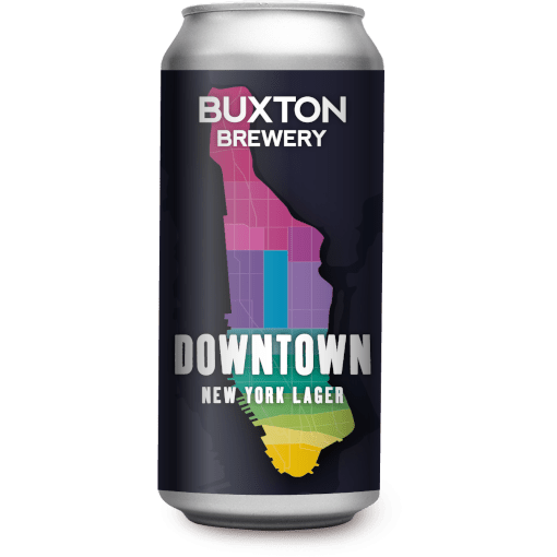 Buxton Brewery - Downtown - Dry Hopped Lager - 4.2% - 440ml Can