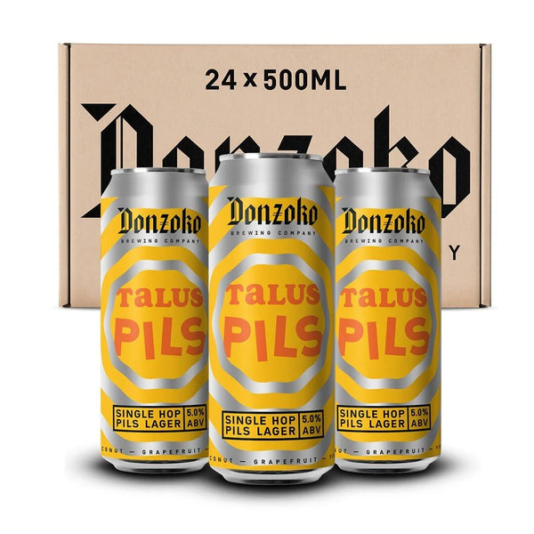 Donzoko - Talus Pils - Single Hopped Lager - 5% - 500ml Can