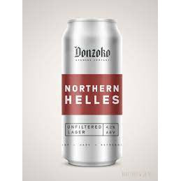 Donzoko - Northern Helles - Unfiltered Lager - 4.2% - 440ml Can