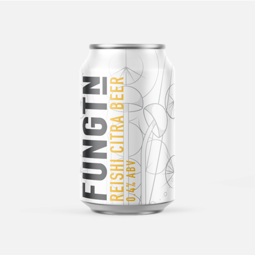 Fungtn - Adaptogenetic Alcohol Free Beer - Reishi Citra - 0.4% - 330ml Can