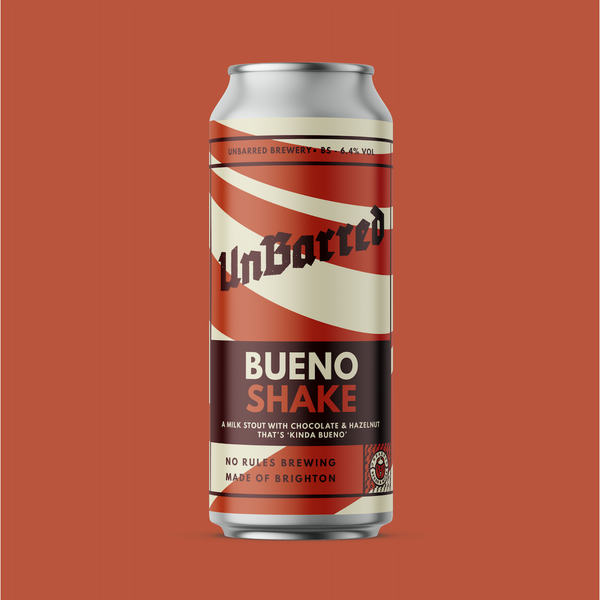 Unbarred Brewery - Bueno Shake - Milk Stout with Chocolate and Hazelnut - 6.4% - 440ml Can