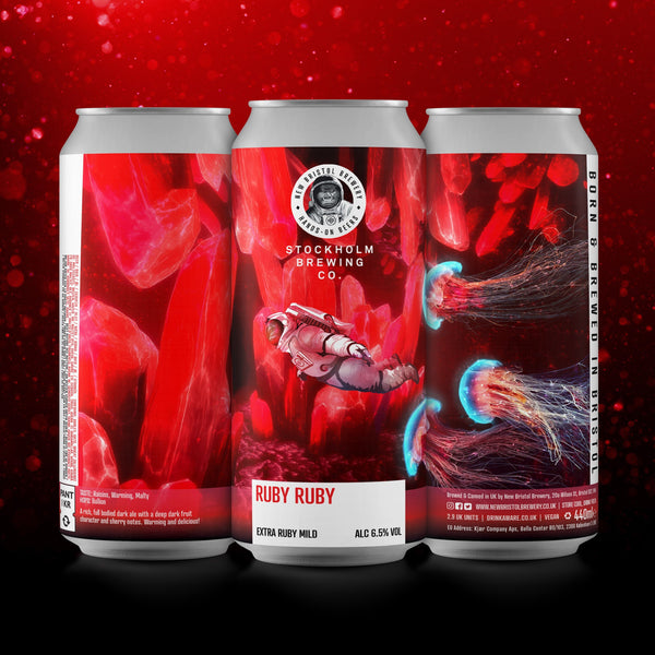 New Bristol Brewery x Stockholm Brewing - Ruby Ruby - Mild - 6.5% - 440ml Can